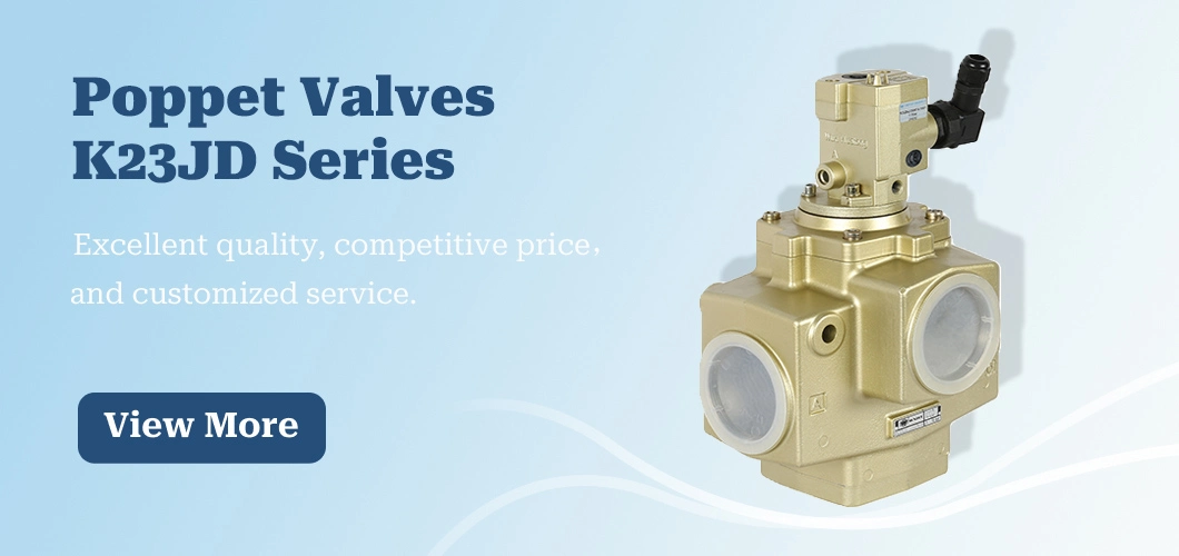 5%off China Supplier High Flow Rate Directional Control Headline Valve K23jd-15wht Inline Mounted Poppet Valves Dia G1/2" Huatong Pneumtaic Valve